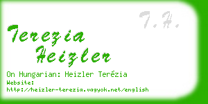 terezia heizler business card